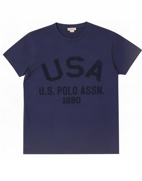 U.S. Polo Assn. Mens Graphic T-Shirt Top Small Navy Blue