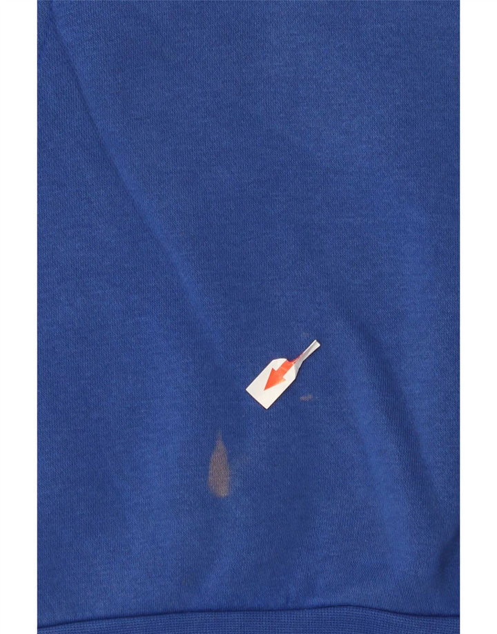 Adidas Mens Graphic Hoodie Jumper Medium Blue