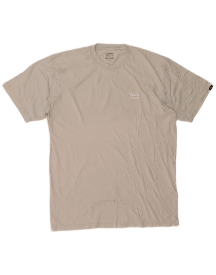 VANS Mens Classic Fit T-Shirt Top Large Grey