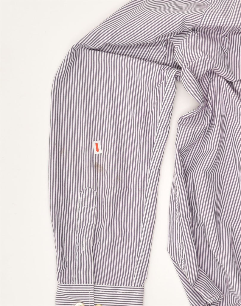 JACK WILLS Mens Shirt Medium Grey Pinstripe Cotton | Vintage Jack Wills | Thrift | Second-Hand Jack Wills | Used Clothing | Messina Hembry 