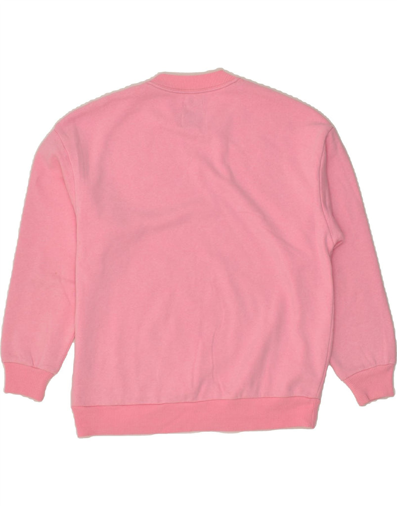 AMERICAN EAGLE Womens Sweatshirt Jumper UK 6 XS Pink Cotton | Vintage American Eagle | Thrift | Second-Hand American Eagle | Used Clothing | Messina Hembry 