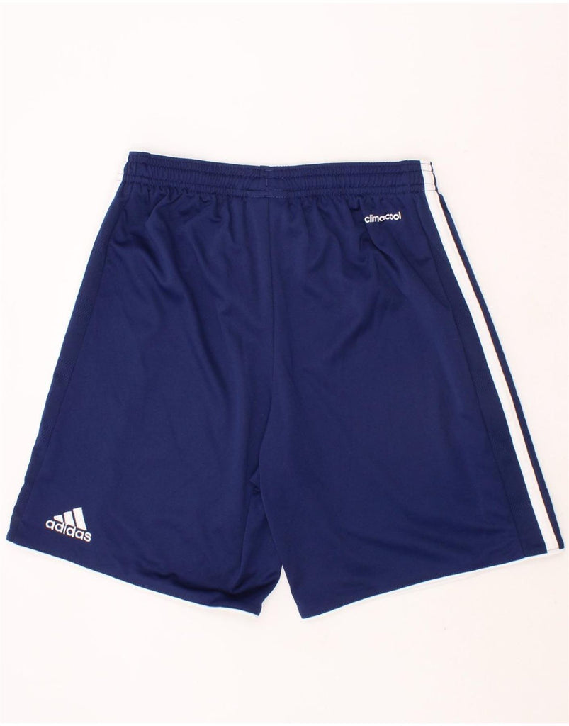 ADIDAS Boys Climacool Sport Shorts 11-12 Years  Navy Blue Polyester Vintage Adidas and Second-Hand Adidas from Messina Hembry 