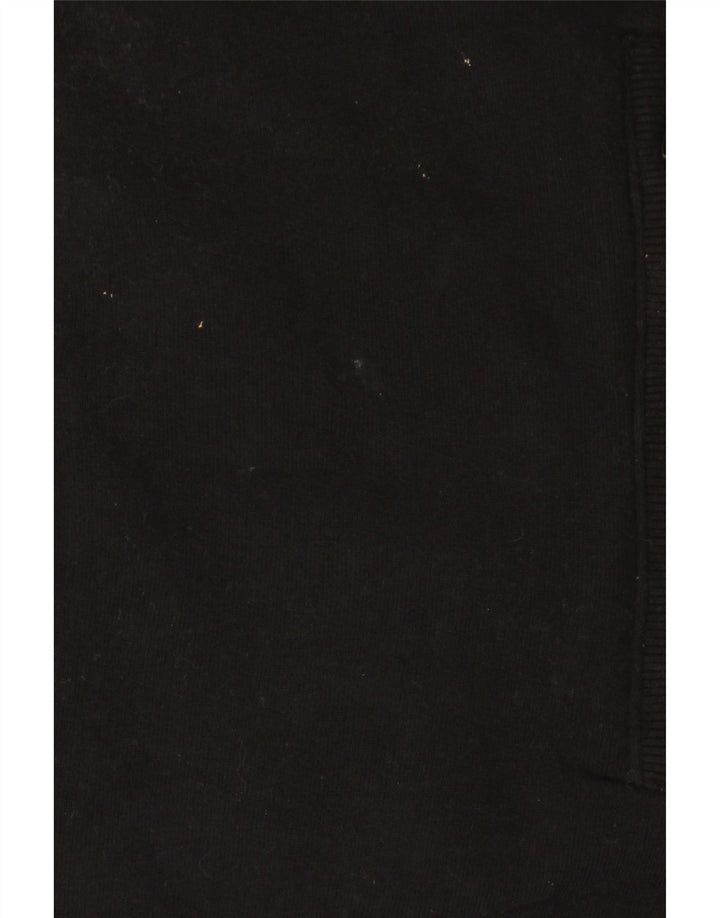 Superdry Mens Zip Hoodie Sweater Medium Black Cotton