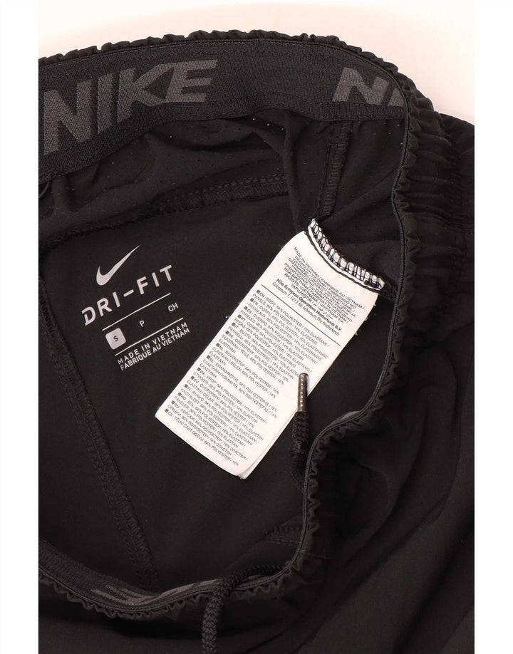 Nike Mens Dri Fit Graphic Sport Shorts Small Black Polyester