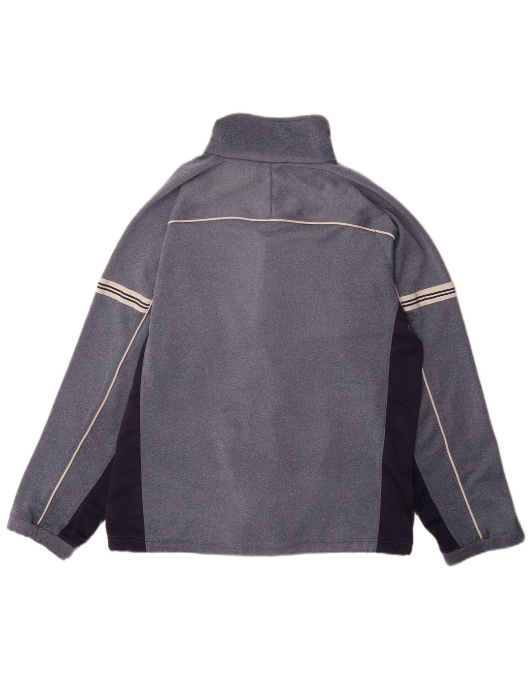 Asics Mens Tracksuit Top Jacket Medium Blue Colourblock