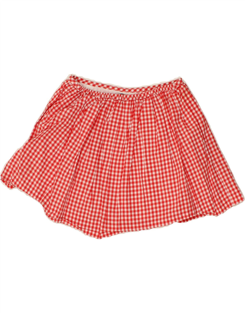 POLO RALPH LAUREN Girls Mini Skirt 8-9 Years Medium W24 Red Gingham Cotton | Vintage Polo Ralph Lauren | Thrift | Second-Hand Polo Ralph Lauren | Used Clothing | Messina Hembry 