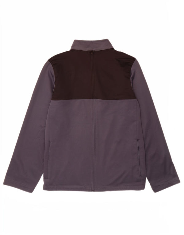 Umbro Boys Tracksuit Top Jacket 11-12 Years Grey Polyester