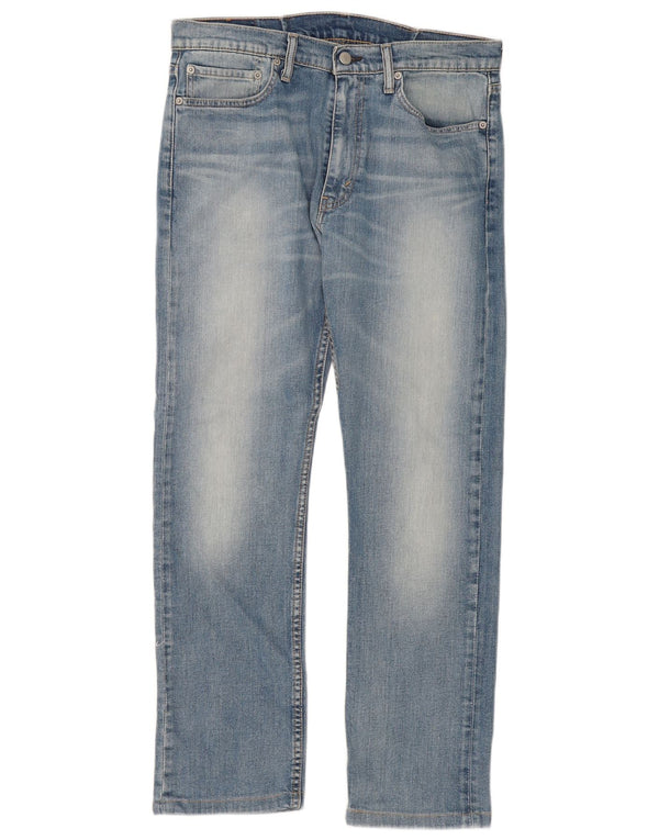 Levi's Mens 513 Slim Straight Jeans W34 L30 Blue