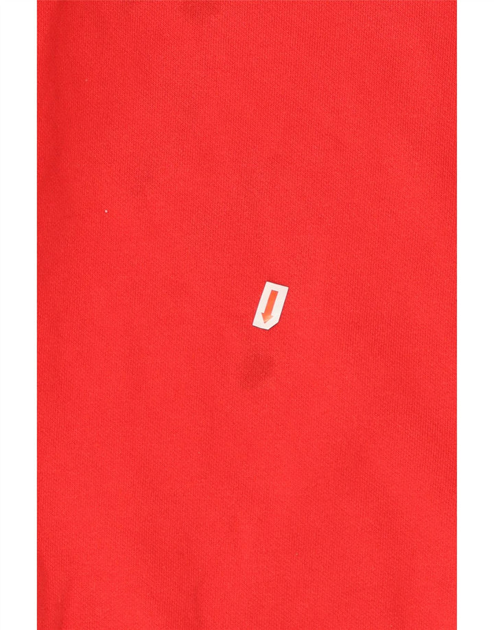 CHAMPION Mens Graphic Hoodie Jumper Small Red Cotton Vintage Champion and Second-Hand Champion from Messina Hembry 