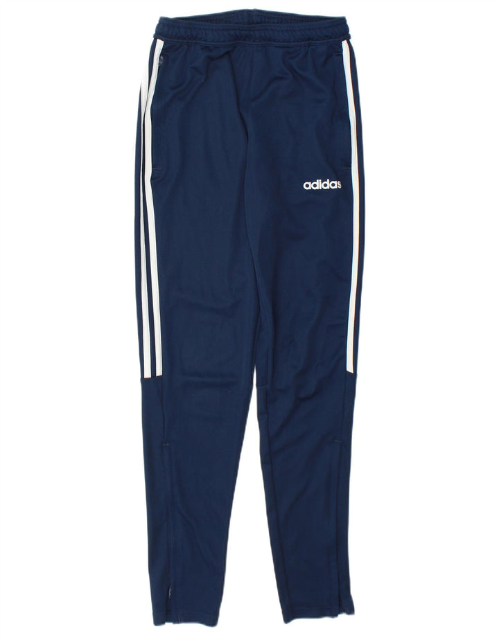 ADIDAS Mens Aeroready Tracksuit Trousers XS  Navy Blue Polyester