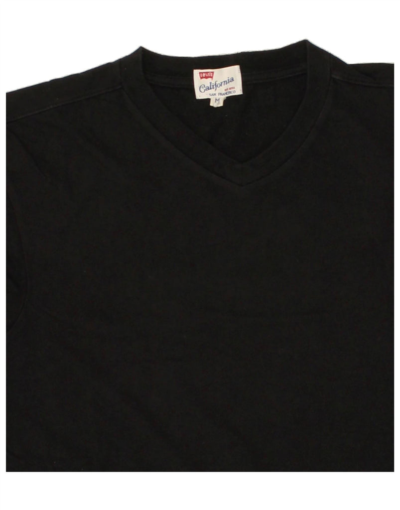 LEVI'S Mens T-Shirt Top Medium Black Cotton Vintage Levi's and Second-Hand Levi's from Messina Hembry 