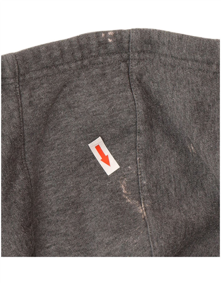 Adidas Mens Graphic Hoodie Jumper Small Grey Cotton