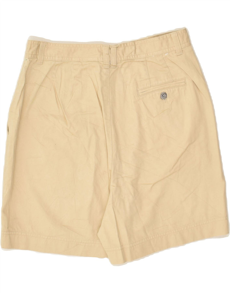 LIZ CLAIBORNE Womens Chino Shorts UK 12 Medium W28 Beige Cotton | Vintage Liz Claiborne | Thrift | Second-Hand Liz Claiborne | Used Clothing | Messina Hembry 