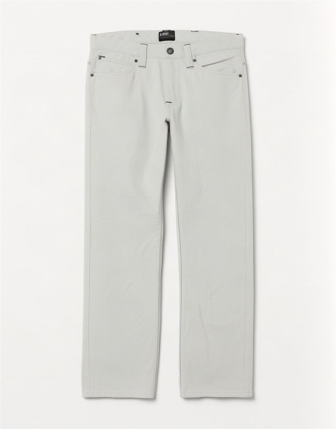 Lee Womens Zed Straight Jeans W31 L30 White Cotton