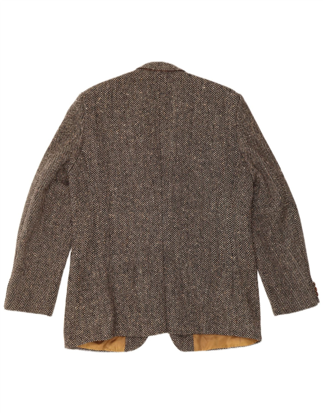 GERRARD MARLBORO Mens Donegal Tweed Blazer Jacket UK 38 Medium Brown