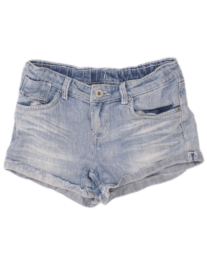 Levi's Girls Denim Shorts 13-14 Years W22 Blue Rayon