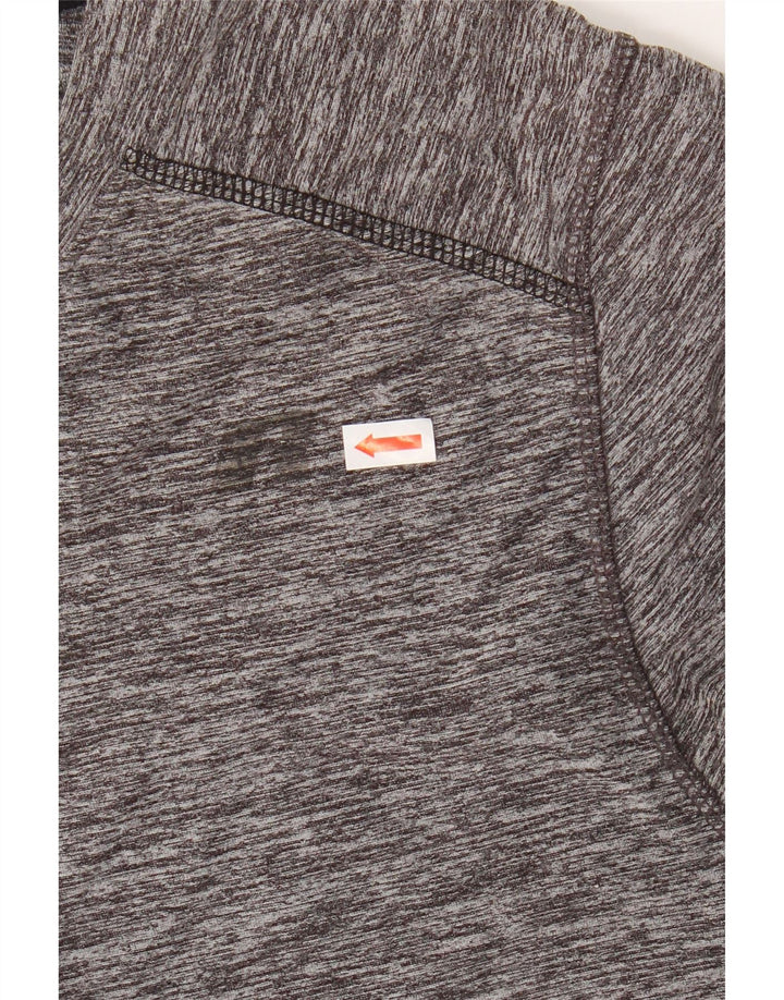 RUSSELL ATHLETIC Boys Top Long Sleeve 12-13 Years XL Grey Flecked Vintage Russell Athletic and Second-Hand Russell Athletic from Messina Hembry 