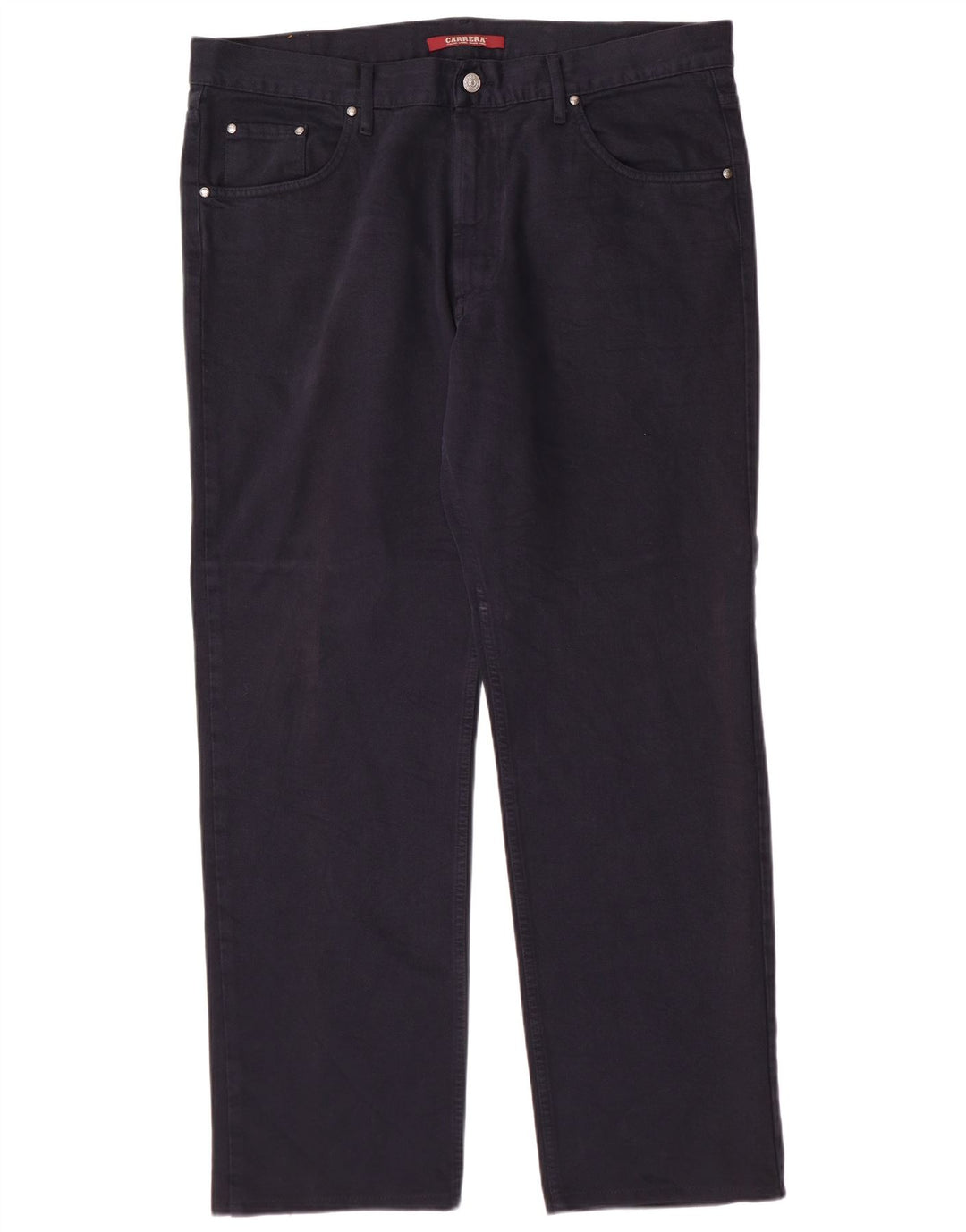 Carrera Mens Straight Jeans W40 L31 Navy Blue Cotton