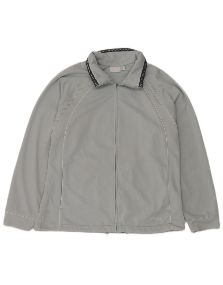 DIADORA Mens Tracksuit Top Jacket UK 16 Large  Blue Polyester