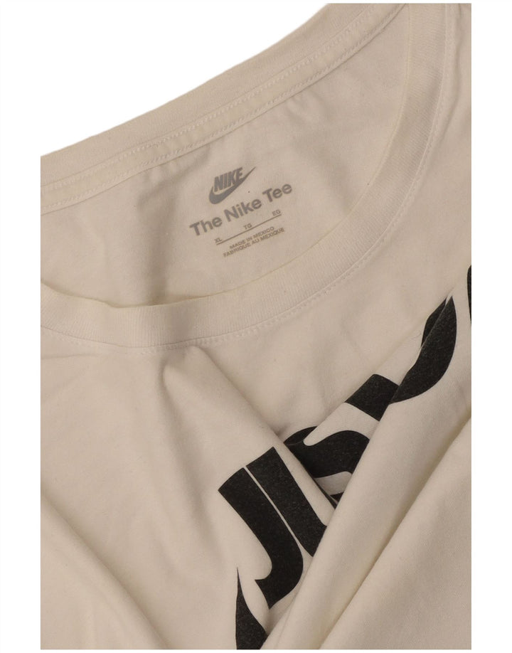 Nike Mens Graphic T-Shirt Top XL White