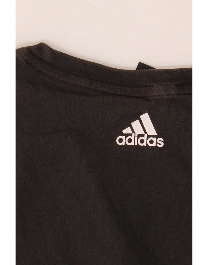 Adidas Mens Graphic T-Shirt Top Medium Black