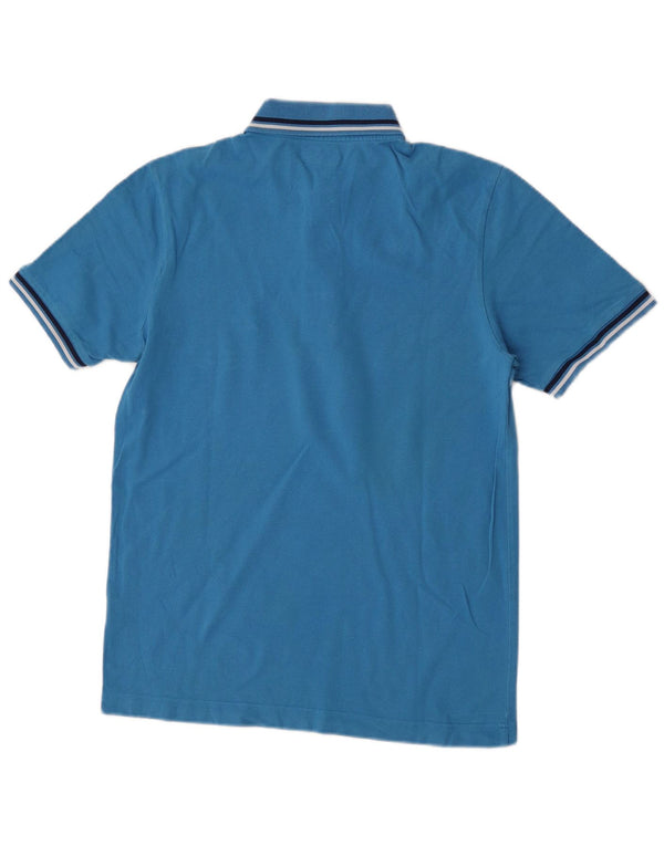 Kappa Mens Polo Shirt Medium Blue Cotton