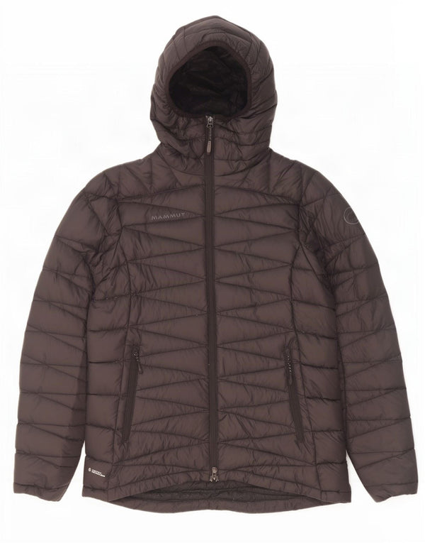Mammut Womens Hooded Padded Jacket UK 16 Large Black