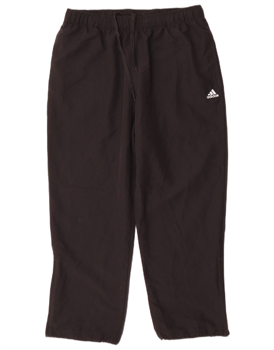 Adidas Mens Climalite Tracksuit Trousers Large Black Polyester
