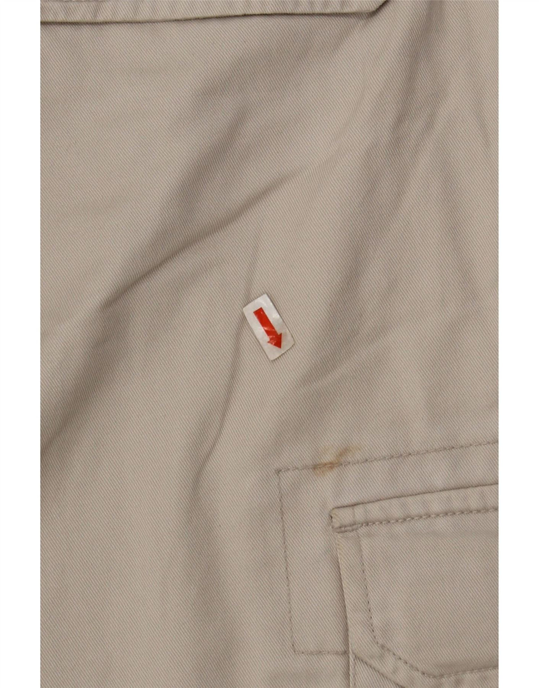 KENVELO Mens Straight Cargo Trousers W32 L32 Off White Cotton Vintage Kenvelo and Second-Hand Kenvelo from Messina Hembry 
