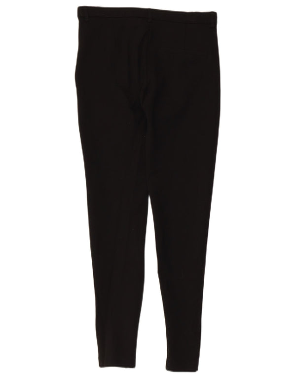 Zara Womens Trafaluc Skinny Cropped Trousers Small W26 L25 Black