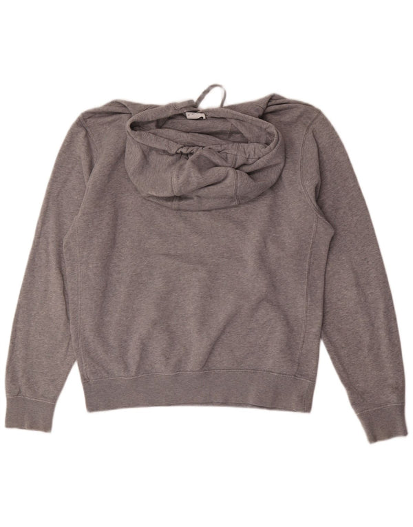 Nike Mens Graphic Hoodie Jumper XS Grey Cotton