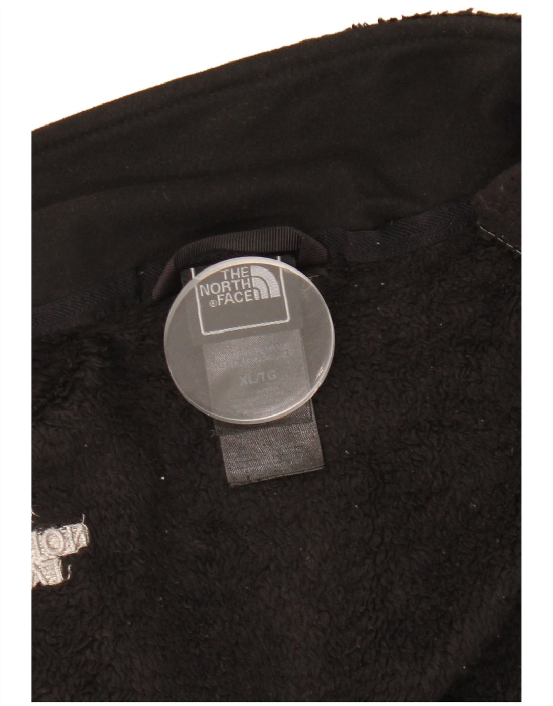 THE NORTH FACE Womens Fleece Jacket UK 18 XL Black Polyester