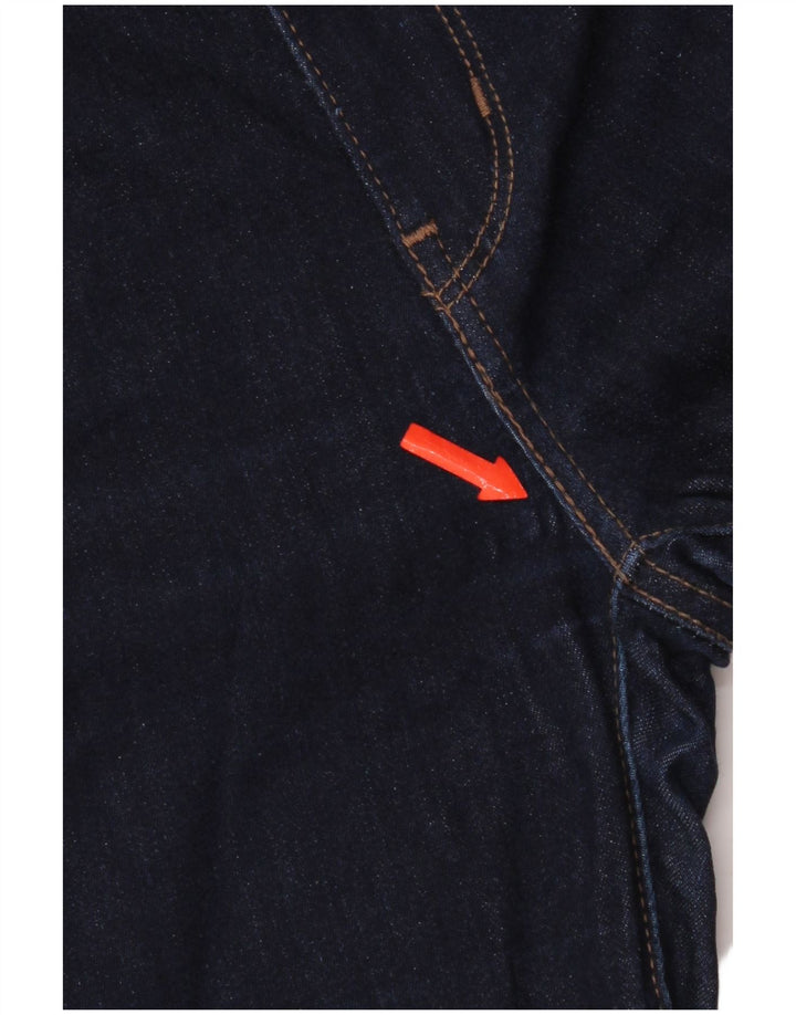 Levi's Womens Slimming Slim Jeans W26 L32 Navy Blue Cotton