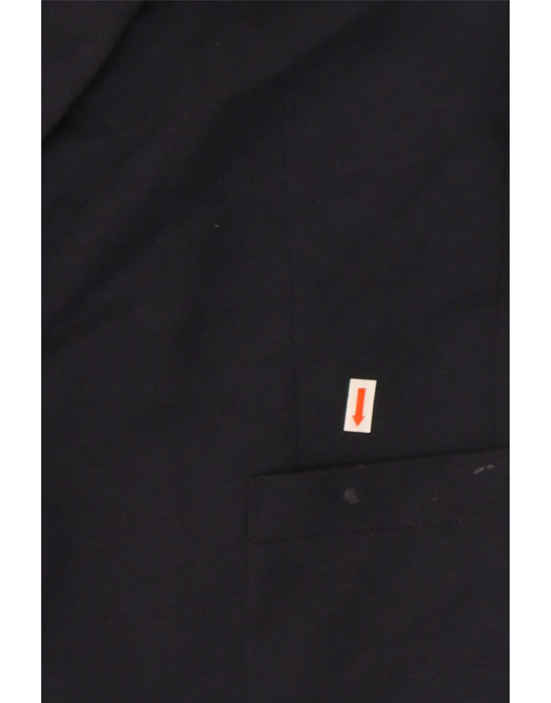 John Lewis Womens 1 Button Blazer Jacket UK 14 Medium Navy Blue Polyester