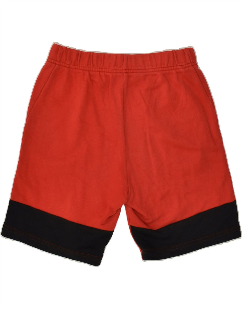 ADIDAS Boys Graphic Sport Shorts 13-14 Years Red Colourblock Cotton Vintage Adidas and Second-Hand Adidas from Messina Hembry 