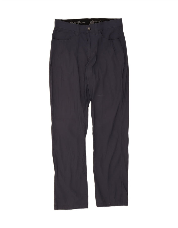 EDDIE BAUER Womens Straight Hiking Trousers W32 L32 Blue Nylon Vintage Eddie Bauer and Second-Hand Eddie Bauer from Messina Hembry 