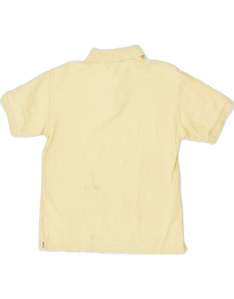 FILA Mens Polo Shirt IT 46 Small Yellow Cotton | Vintage | Thrift | Second-Hand | Used Clothing | Messina Hembry 