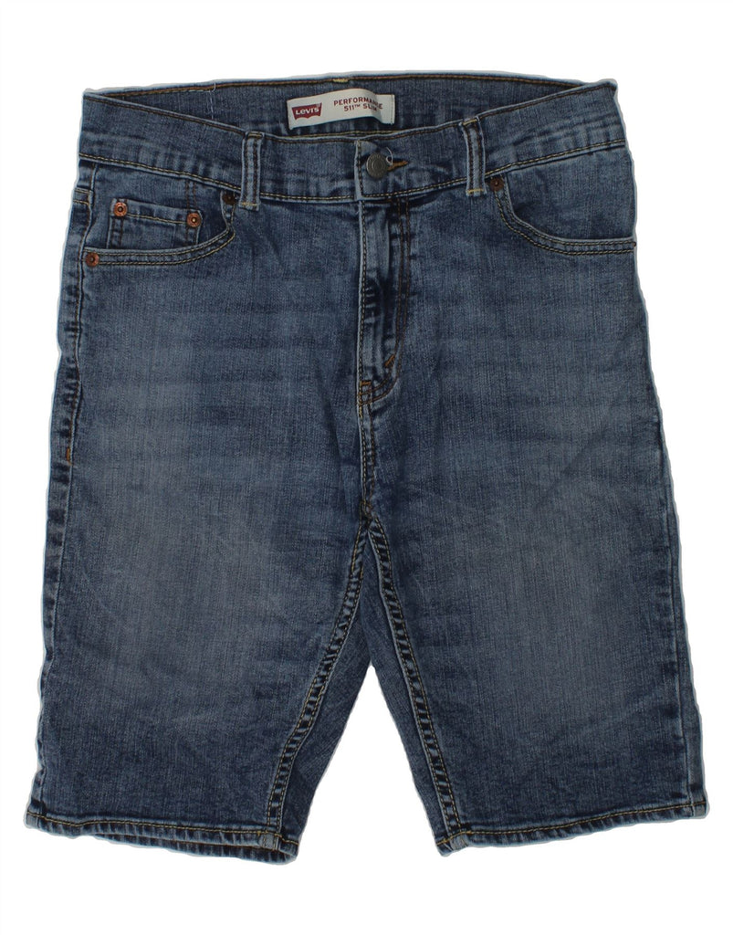 LEVI'S Boys 511 Denim Shorts 15-16 Years W29 Blue Cotton | Vintage Levi's | Thrift | Second-Hand Levi's | Used Clothing | Messina Hembry 