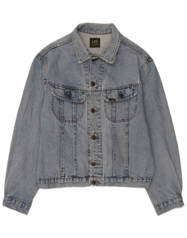 Lee Mens Riders Denim Jacket UK 40 Large Blue