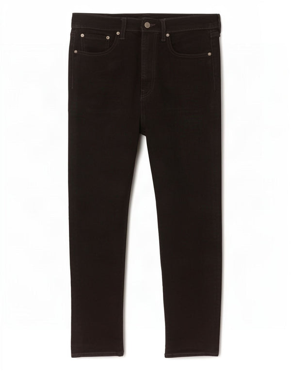Levi's Mens 522 Slim Tapered Jeans W32 L30 Black Cotton