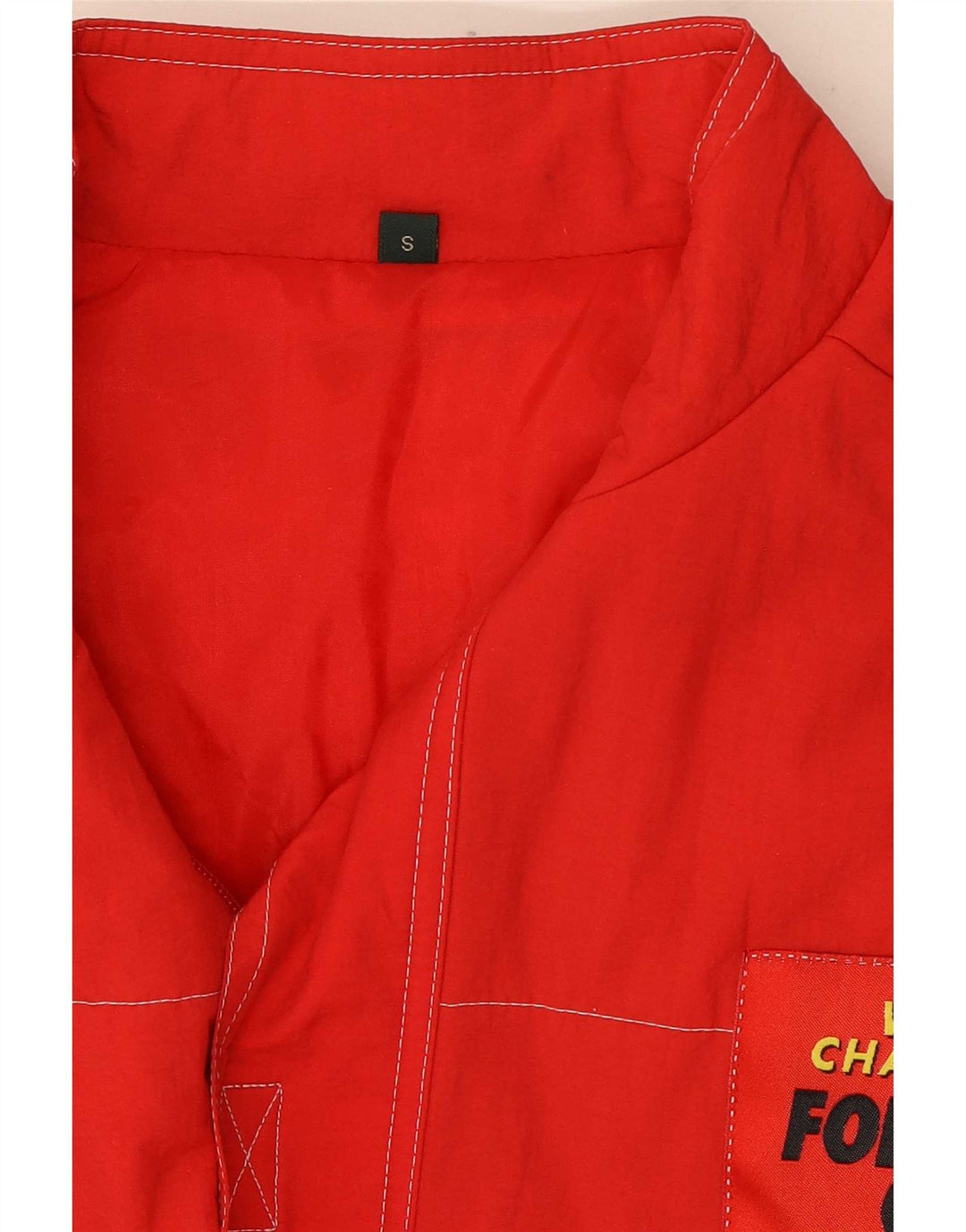 Parmalat Mens Formula One Graphic Racer Jacket UK 36 Small Red Nylon