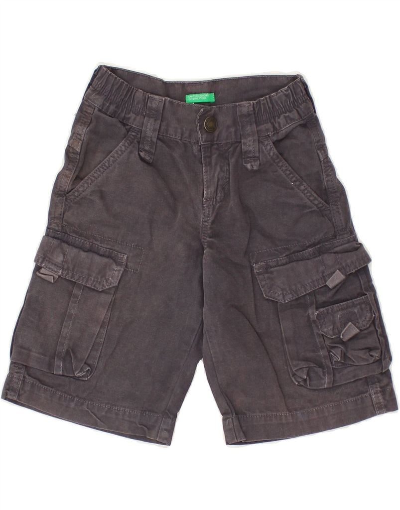 BENETTON Boys Cargo Shorts 4-5 Years W20 Grey | Vintage Benetton | Thrift | Second-Hand Benetton | Used Clothing | Messina Hembry 