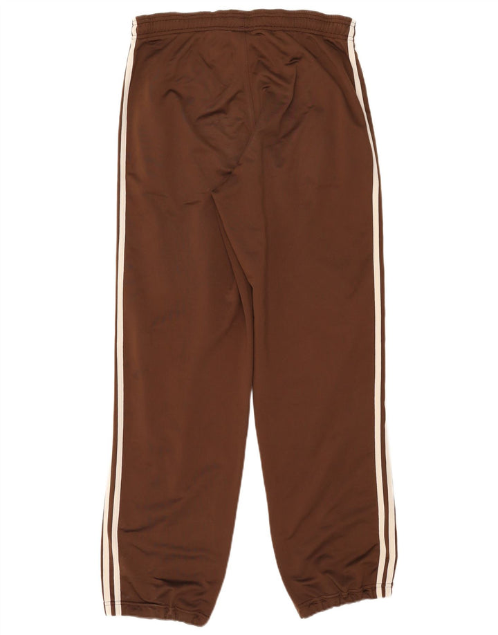 Adidas Mens Tracksuit Trousers Joggers UK 38/40 Medium  Brown Polyester