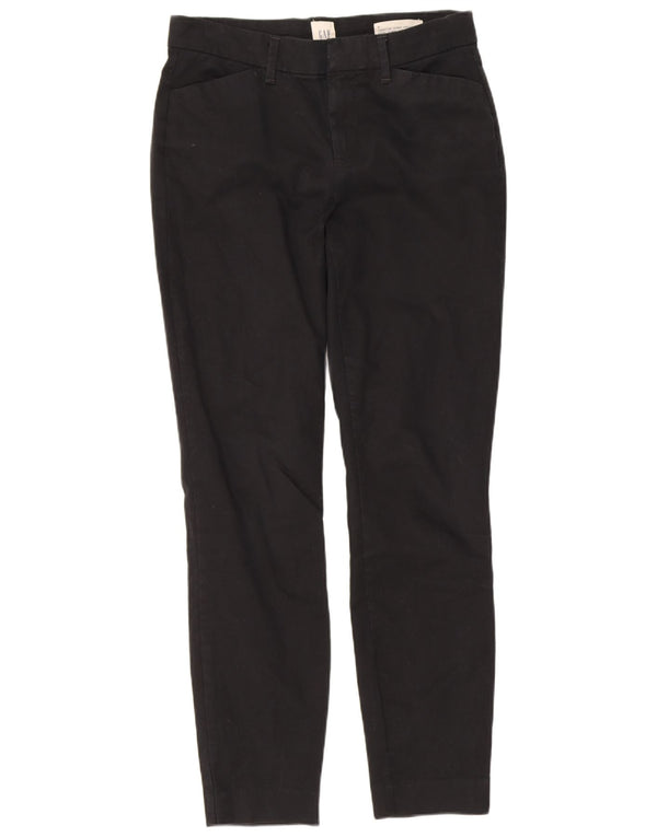Gap Womens Signature Skinny Ankle Casual Trousers US 4 Small W28 L26 Black