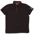 Helly Hansen Mens Graphic Polo Shirt 2XL Black Cotton