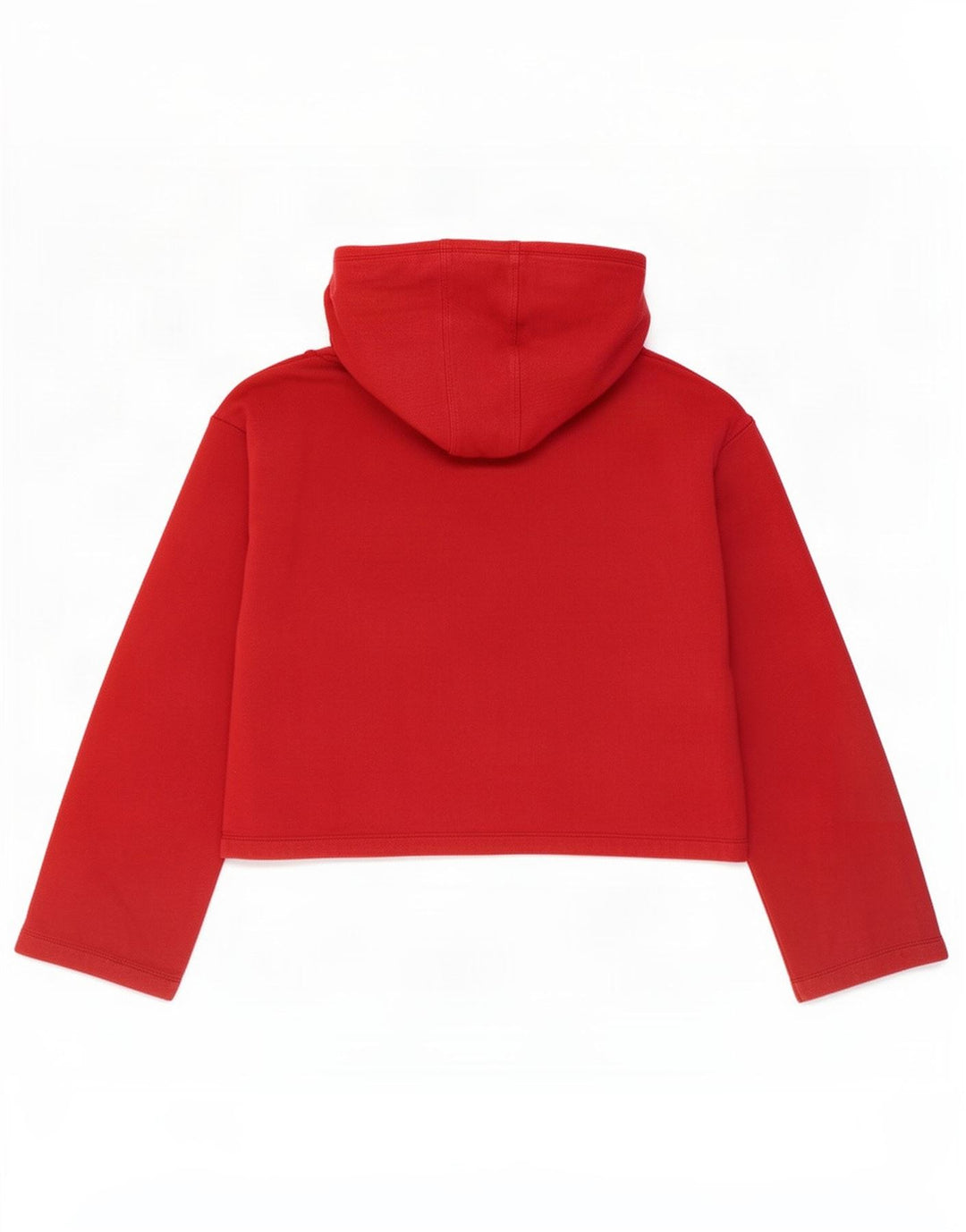 Champion Womens Crop Graphic Sweatshirt Jumper UK 14 Medium Red