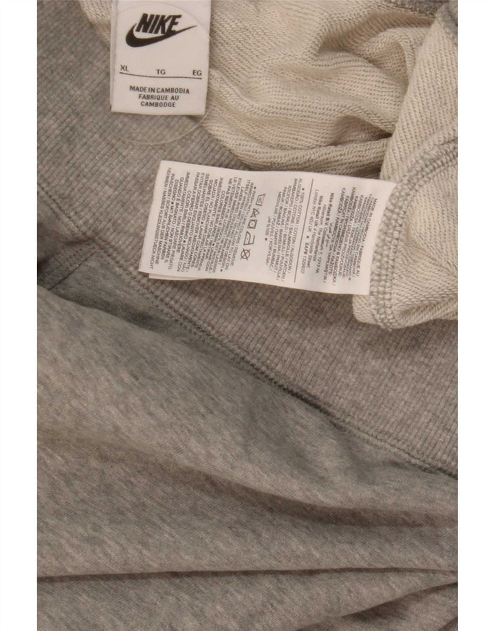Nike Mens Tracksuit Trousers Joggers XL  Grey Cotton
