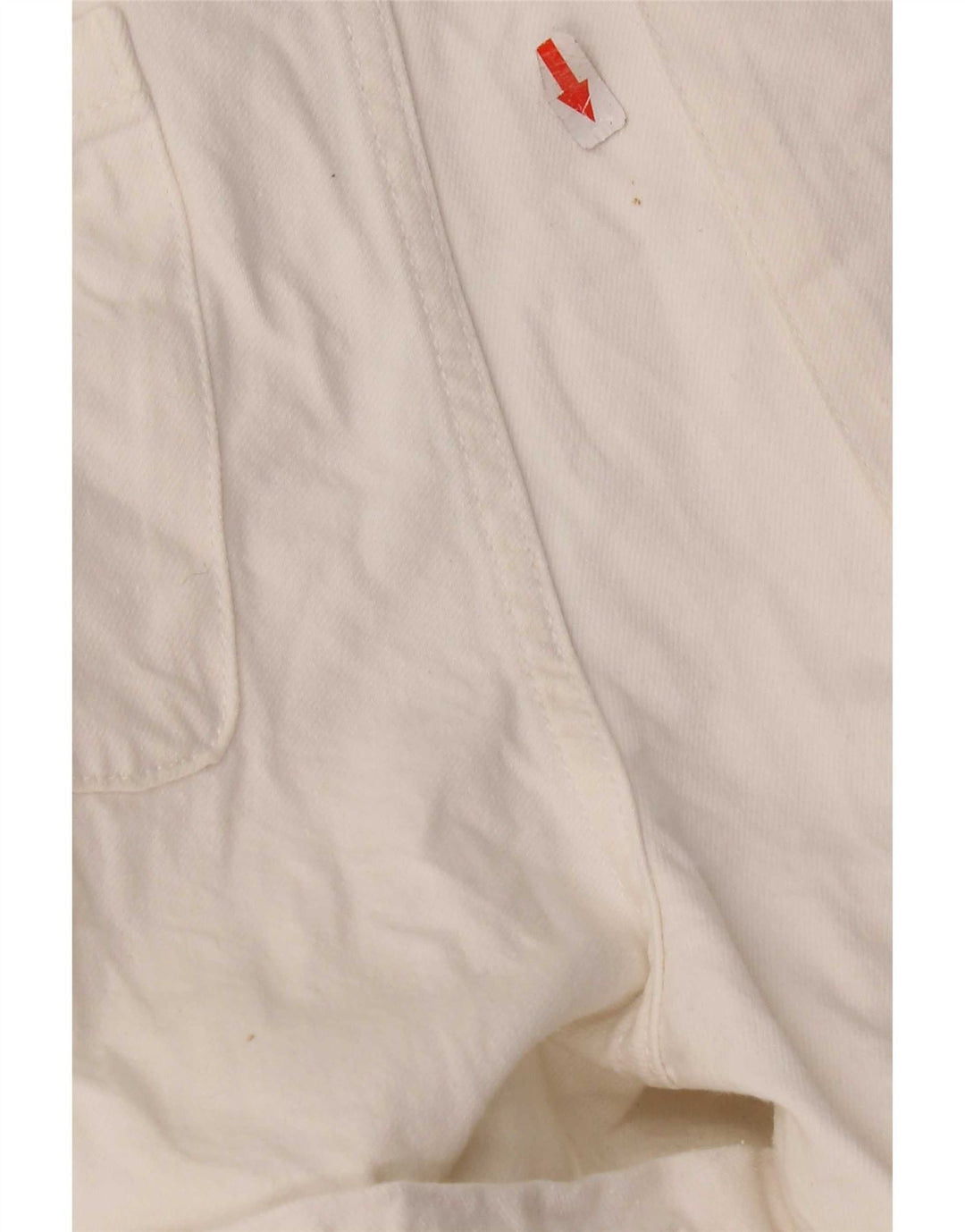 Zara Girls Denim Playsuit 13-14 Years White Cotton