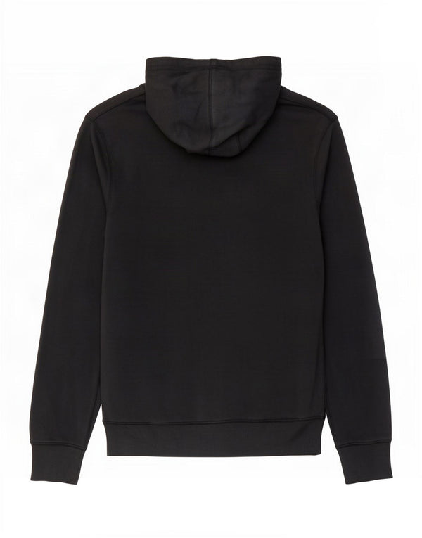 Champion Mens Graphic Hoodie Jumper Medium Black Cotton
