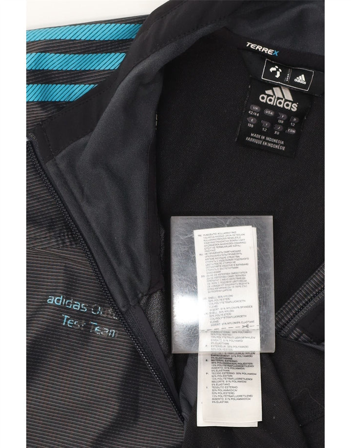 ADIDAS Mens Terrex Tracksuit Top Jacket UK 42/44 Large Navy Blue
